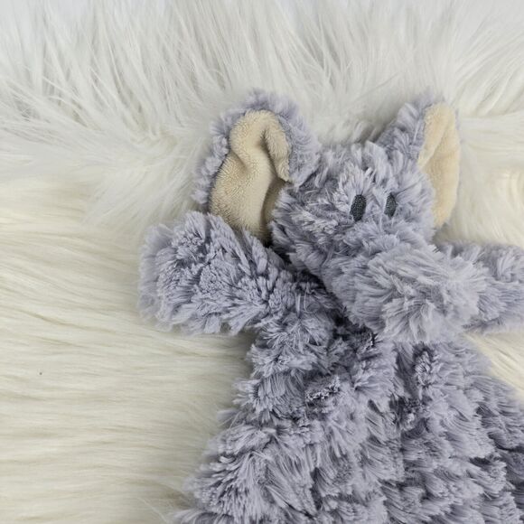 Demdaco Nat & Jules Ellery Elephant Lovey Security Blanket Rattle 14" - Picture 3 of 9